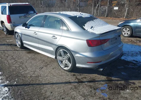 2015 Audi A3 2.0T Premium z USA, uszkodzony, nr VIN WAUKFGFF0F1052644